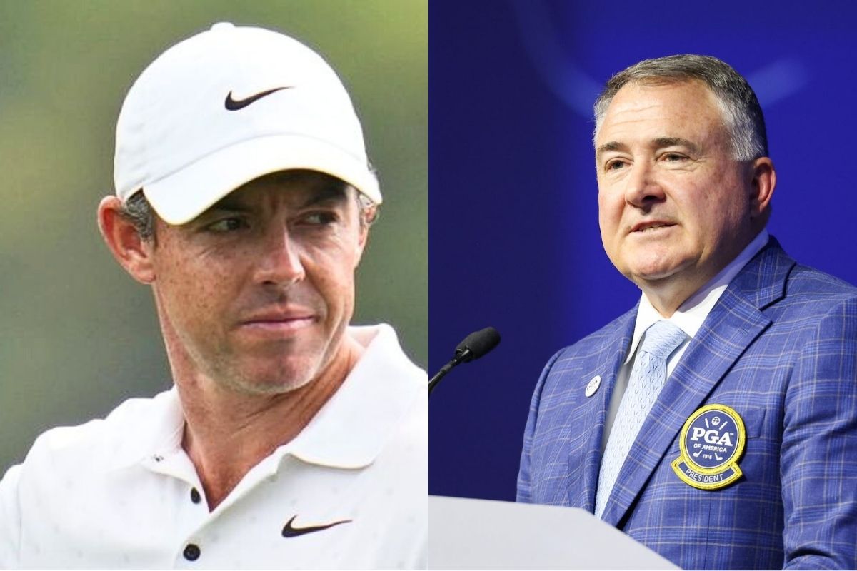 Rory McIlroy and PGA of America President